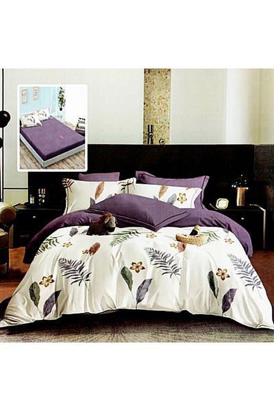 PATONE Finet bed linen, fitted sheet 160x200cm, 6 pieces, double bed, Pucioasa, RAH160-206