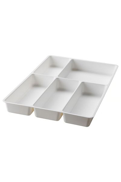 IKEA STÖDJA Cutlery tray, white, 31 x 50 cm
