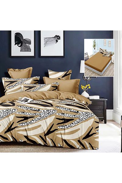 PATONE Finet bed linen, fitted sheet 180x200cm, 6 pieces, double bed, Pucioasa, RAH160-162