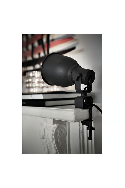 IKEA Wall/clamp spotlight, dark grey