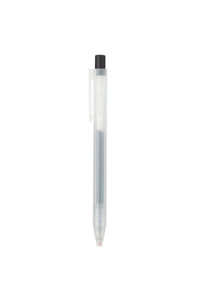 Muji قلم حبر جاف من نوع جل نوك، 0.5 مم، أسود