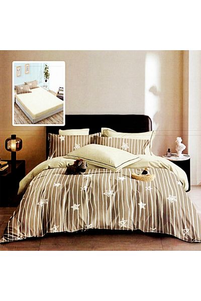 PATONE Finet bed linen, fitted sheet 160x200cm, 6 pieces, double bed, Pucioasa, RAH160-193