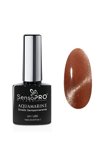 SensoPRO Milano Oja semipermanentă Aquamarine SensoPRO Milano 10ml, Rosewood Royale