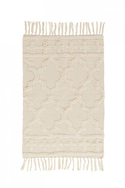 Bizzotto Set 2 covorase bumbac ivoire Namiko 60x90 cm