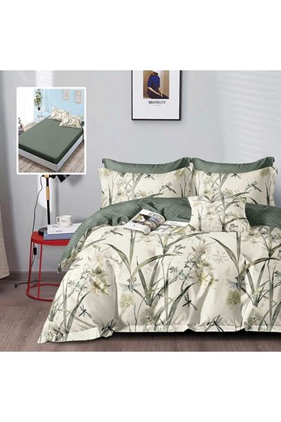 PATONE Finet bed linen, fitted sheet 160x200cm, 6 pieces, double bed, Pucioasa, RAH160-242