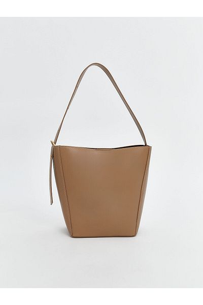LC Waikiki Leather Look Women's Shoulder Bag with Removable Strap