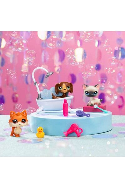Littlest Pet Shop Lps Minişler Series 3 Care Spa Play Package Set