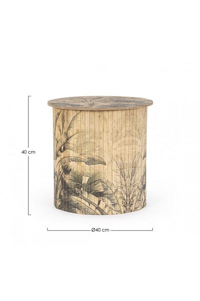 Bizzotto Bamboo Table Narika 40x40 cm