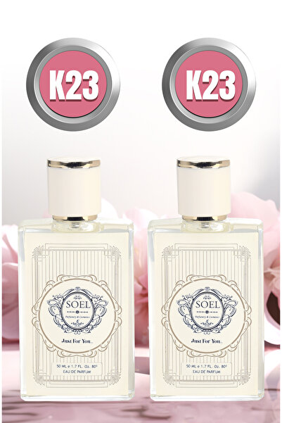 Soel Parfüm K23 Kadın Parfüm 50 ML EDP (2 ADET)