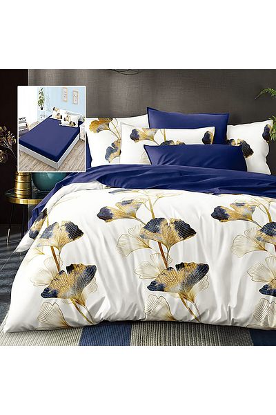 PATONE Finet bed linen, fitted sheet 160x200cm, 6 pieces, double bed, Pucioasa, RAH160-151