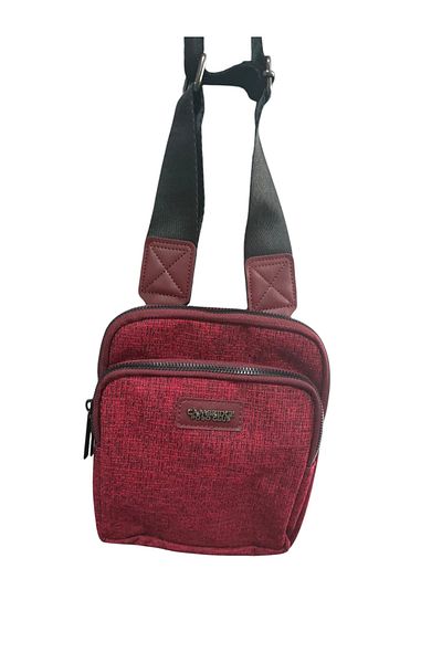 GLANCE Cambridge Polo Club Bodybag Messenger Bag Claret Red