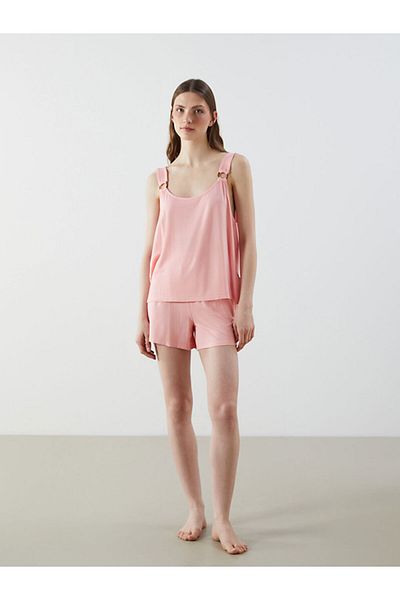 LC Waikiki New Season U Neck Women's Sortlu Pajama Set - S5H119Z8