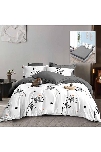 PATONE Finet bed linen, fitted sheet 160x200cm, 6 pieces, double bed, Pucioasa, RAH160-152