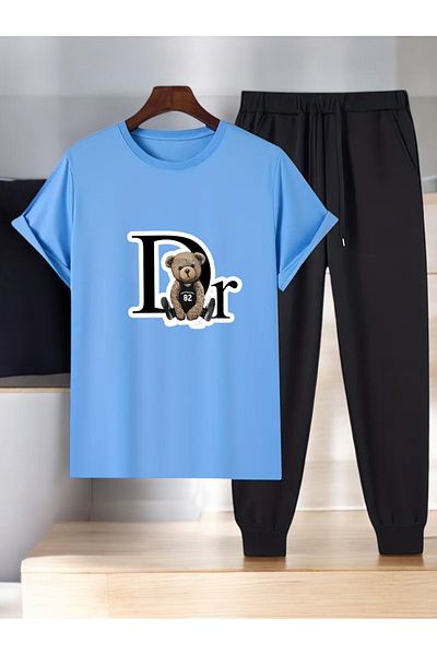 uyguntarz Unisex Dr. Σετ αθλητική φόρμα μπλουζάκι με στάμπα AYI Design