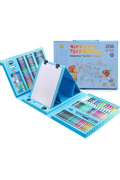 WePro Store 208-piece painting set with bag included, Ikonka, Blue