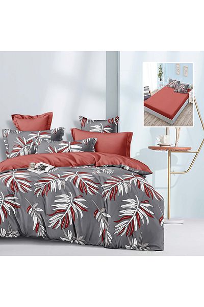 PATONE Finet bed linen, fitted sheet 160x200cm, 6 pieces, double bed, Pucioasa, RAH160-179