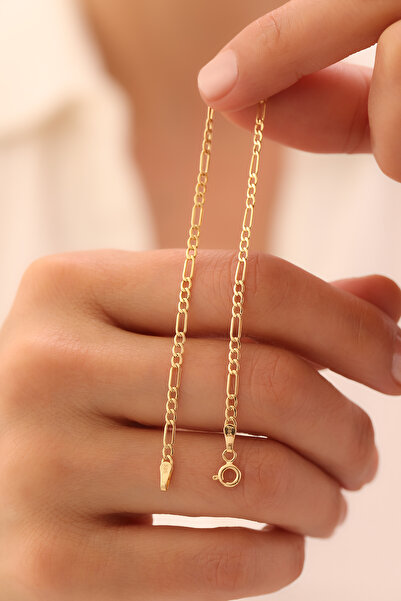 YAVUZ KUYUMCULUK 14 Ayar Altın Figaro Bileklik