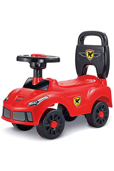 Fun Moment سيارة ركوب للأطفال مع عجلة قيادة ومسند ظهر