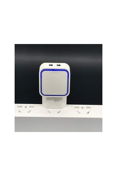 SIKS Încărcător de perete ® cu 2 porturi USB, încărcare rapidă, alb