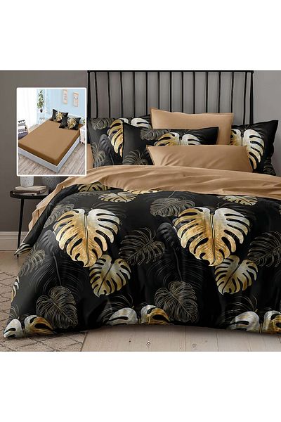 PATONE Finet bed linen, fitted sheet 180x200cm, 6 pieces, double bed, Pucioasa, RAH160-178