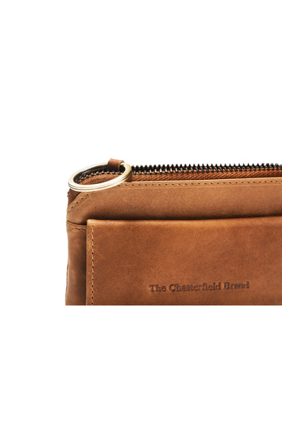 The Chesterfield Brand Port chei din piele naturala, The Chesterfield Brand, cu protectie anti scanare RFID, Oliver