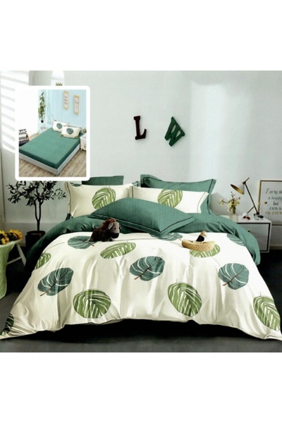 PATONE Lenjerie de pat Finet, cearceaf cu elastic 180x200cm, 6 piese, pat dub...