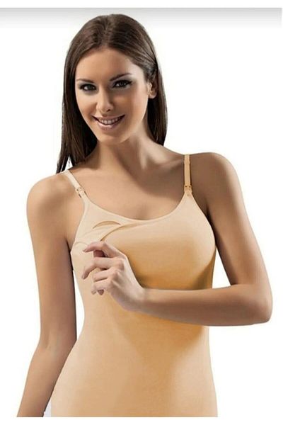 Liza Liza Women's Combed Cotton Breastfeeding Tank 2 Pcs