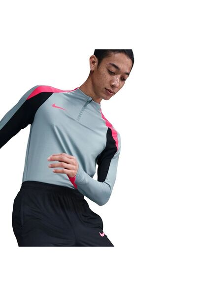 Nike Чоловіча футбольна тренувальна кофта з довгими рукавами Dri-FIT Strike Drill Top Синя тренувальна кофта
