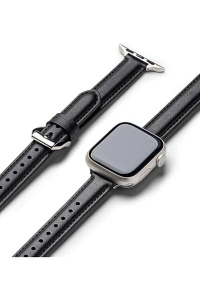 Ringke Leather One Padded Slim Band for Apple Watch (40/41 / 42mm) – Genuine Cowhide Leather Strap