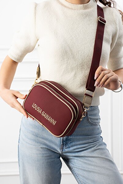 Givenza 3 Compartment Lined Women's Crossbody Bag
