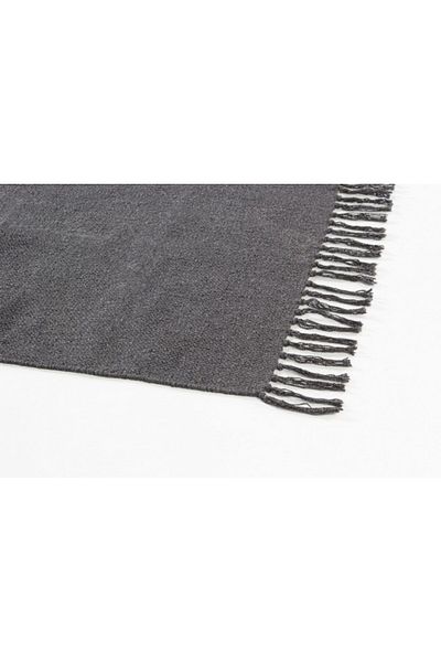 Bizzotto Set of 2 grey cotton rugs Yoshiko 60x90 cm
