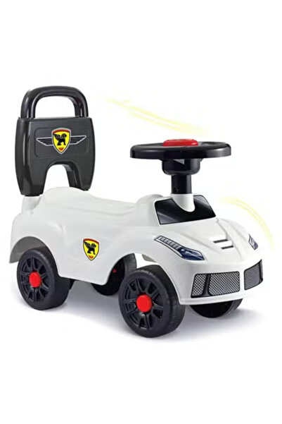 Fun Moment سيارة ركوب للأطفال مع عجلة قيادة ومسند ظهر