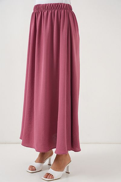 Bigdart Дамска дълга пола Ayrobin 8050 - цвят Dusty Rose
