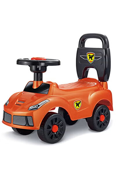 Fun Moment سيارة ركوب للأطفال مع عجلة قيادة ومسند ظهر