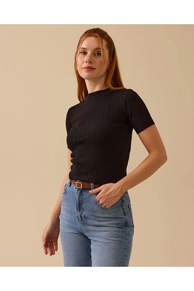SEÇİL Bluză de tricotaj cu talie băiat