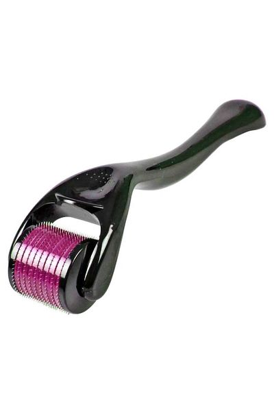 HOZRO Aparat Masaj Facial Dermaroller, HOZRO, pentru Regenerarea Pielii, 1200 Ace din Titan, 0.25 mm