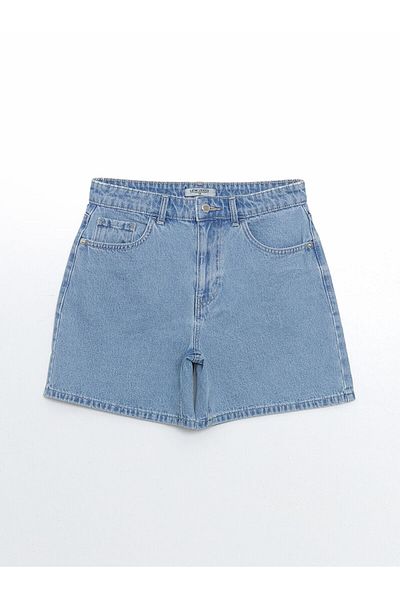 LC Waikiki Standard Fit Women's Jean Shorts