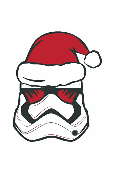 INOVATIX Set de 8 autocolante pentru cască de Crăciun Star Wars, INOVATIX®. 6 cm