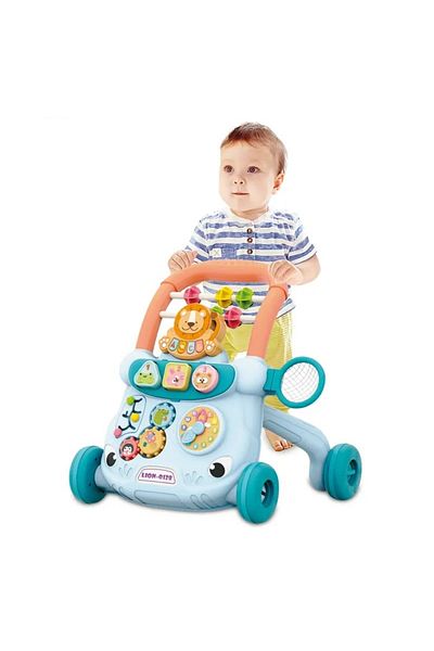 WePro Store 2 in 1 activity walker, lights, sounds, basketball hoop, water tank, non-slip handle, 18m+