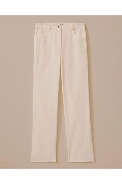 SEÇİL Штани з високою талією, прямим кроєм і довжиною до щиколотки