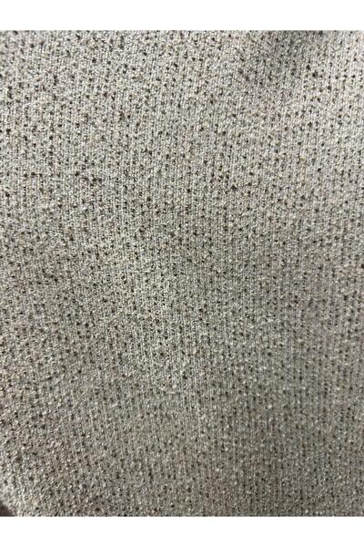 Erdoğanlar Koza Bohemian Fabric Beige/Milk Coffee Background Curtain 1/2.5 Medium Pleat