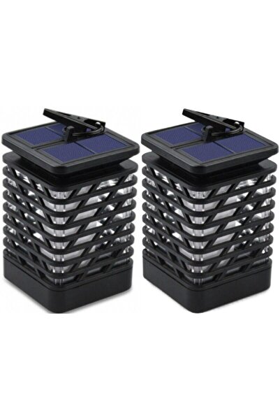 HOZRO Set 2 Lampi Solare HOZRO, Tip Flacara, Design Elegant