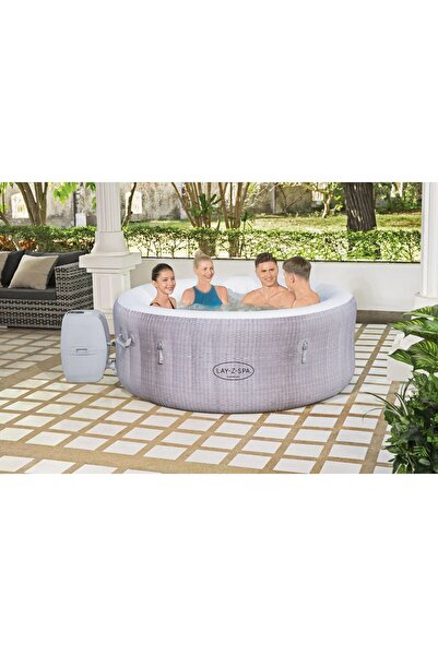 BESTWAY Lay-Z-Spa 60003 Cancun Signature AirJet Şişme Spa Havuzu, 2-4 kişilik