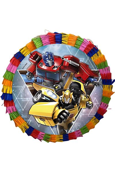 OEM Pinata de petrecere, 35 cm, multicoloră, model Transformers