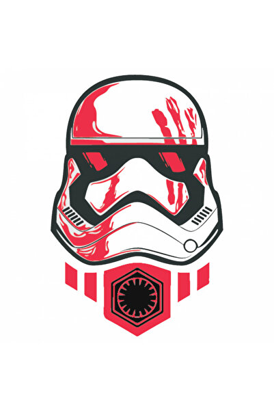 INOVATIX Set de 8 piese, autocolant pentru cască Star Wars cu sânge pe el, IN...