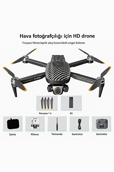 qasul Ekranlı Kumandalı 2k Kameralı Akıllı Drone - Uzun Menzilli, Yüksek Performanslı