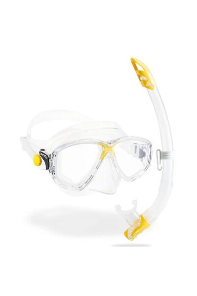 Cressi Marea Maske Gamma Şnorkel Seti Clear-Yellow