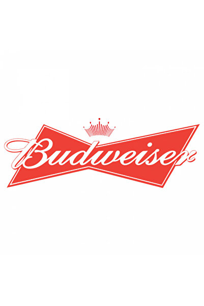 INOVATIX Set de 8 piese, autocolant Budweiser, INOVATIX®. 6 cm