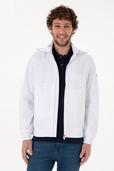 U.S. Polo Assn. Men's White Coat 50299385-Vr013