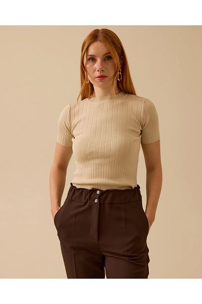 SEÇİL Waist Boy Knitwear Blouse